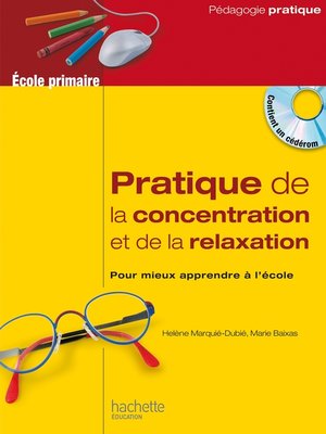 cover image of Pratique de la concentration et de la relaxation à l'école--Ebook epub
